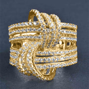 Fashion Women's Zircon Ring Light Luxury Cross – Stylish Gifts — 6