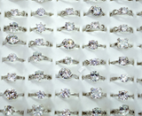 High Quality Zircon Crystal Silver Plated Ring Women – Gifts for Her — 3