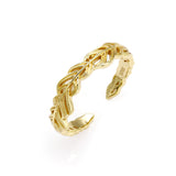 Women's Gold Leaf Hollow Ring – Gifts for Her — 2
