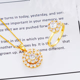 Spinning Ring Necklace Two-piece Work Zircon – Jewelry Gift Ideas — 19