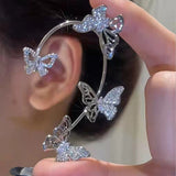 Women's Hollowed-out Diamond Butterfly Earrings – Gifts for Her — 3