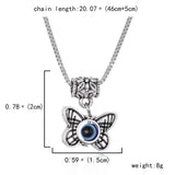 Openwork Blue Eyes Squint Animal Pendant Box – Jewelry Gift Ideas — 2