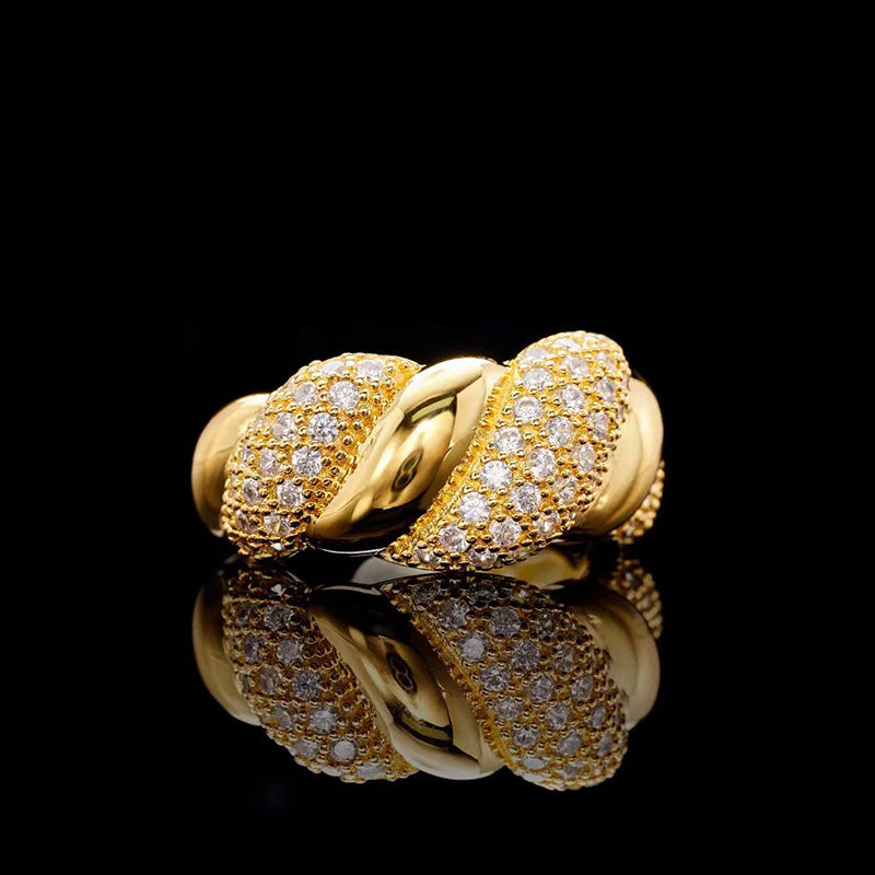 Fashion Personality Court Style Croissant Ring – Stylish Gifts — 1