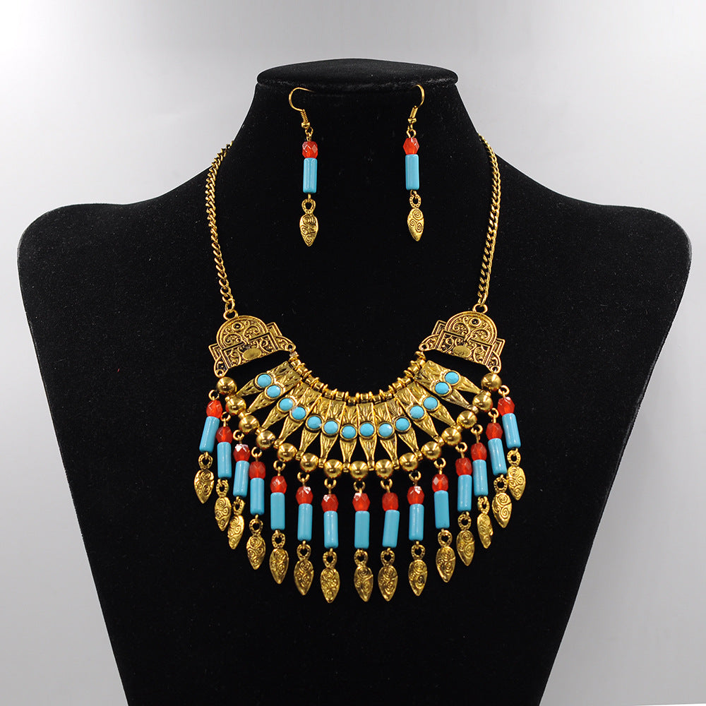 Bohemian National Style Necklace Set Chain Flow – Jewelry Gift Ideas — 1