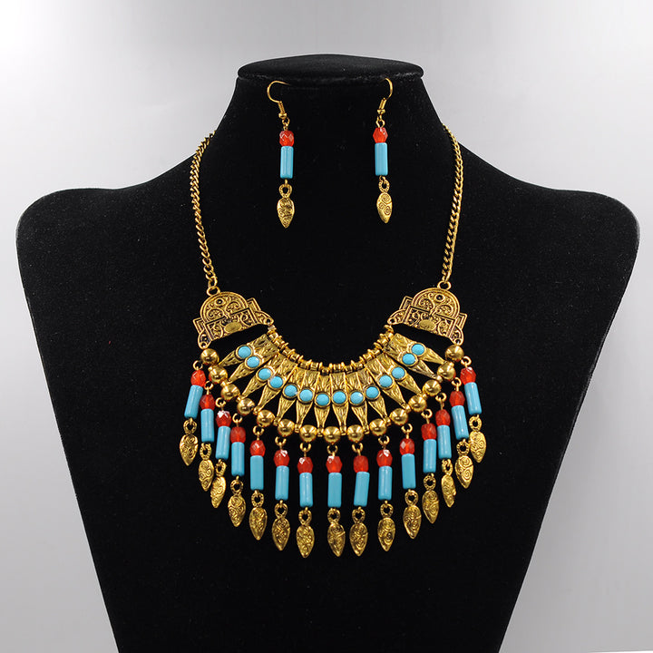 Bohemian National Style Necklace Set Chain Flow – Jewelry Gift Ideas — 1