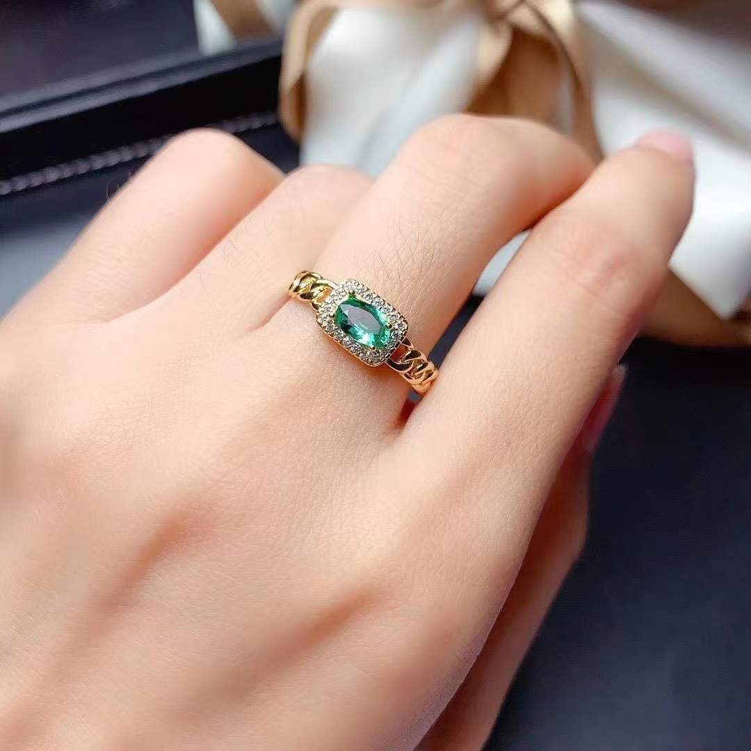 Fashion Emerald Ring For Women – Stylish Gifts — 1