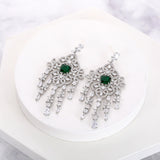 Heavy Duty Gemstone White Zircon Earrings – Unique Gift Ideas — 5