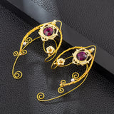 Vintage Earrings Non-pierced Petal Ear Clip – Everyday Gifts — 10