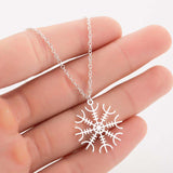 Women's Fashion Christmas Snowflake Necklace – Jewelry Gift Ideas — 5