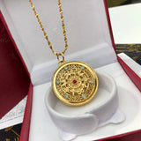 Copper Gold-plated Pendant Necklace – Jewelry Gift Ideas — 5