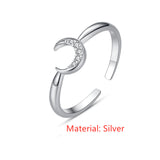 Adjustable Opening Of Star And Moon Ring – Stylish Gifts — 6