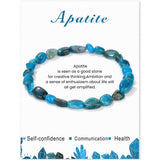 Natural Blue Gold Rough Stone Irregular Elastic – Jewelry Gift Ideas — 11