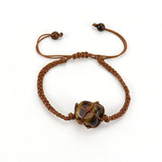 Fashion Personality Handmade Woven Amethyst Bracelet – Stylish Gifts — 3