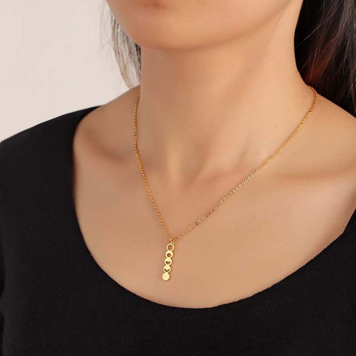 Women's Moon Phase Shape Space Themed Pendant – Jewelry Gift Ideas — 1
