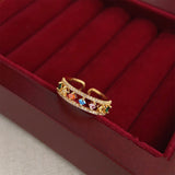 Light Luxury Color Zircon Ring For Women – Gifts for Her — 1