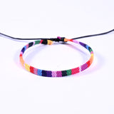 Braided Rainbow Bohemian Friendship Bracelet – Jewelry Gift Ideas — 3