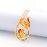 Colorful Butterfly Painting Oil Diamond Pendant – Jewelry Gift Ideas — 5