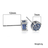 Hot Selling Four Claw Round Zircon Earrings For Women – Gifts for Her — 6