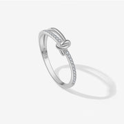 Sterling Silver Female With Hearts Simple Personality – Stylish Gifts — 4