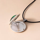 Nebula Aurora Mountain Locket Necklace Vintage – Jewelry Gift Ideas — 5