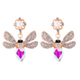 Bee Ear Studs Colorful Insect Earrings Fashion – Stylish Gifts — 6