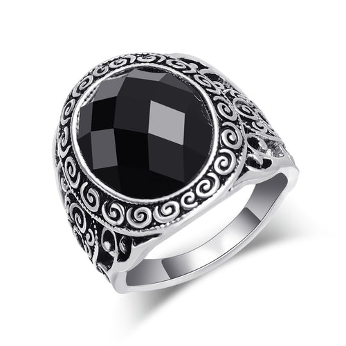 Agate-like Diamond Cut Face Ring – Birthday Gifts — 2