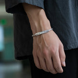 S925 Silver Twist Bracelet Retro Fashion Pattern – Stylish Gifts — 5