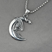 Moon Boy Titanium Steel Necklace – Jewelry Gift Ideas — 2