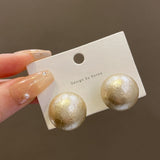 S925 Silver Needle Large Pearl Earrings Female Retro – Gifts for Her — 4