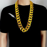 Plastic Tyrant Ring Necklace Daikin Chain – Jewelry Gift Ideas — 4