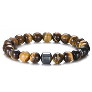 8mm Magnet Charm Bead Stretch Rock Bead Tiger Eye – Jewelry Gift Ideas — 2