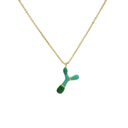 Brass Epoxy Capsule 26 Letter Necklace For Women – Jewelry Gift Ideas — 6