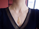 Light Luxury 925 Silver Brushed Feather Pendant – Jewelry Gift Ideas — 2