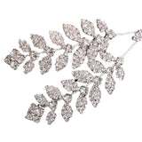 Leaf Opening Bracelet Fashionable Full Diamond – Jewelry Gift Ideas — 4