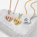 Stainless Steel Laser Carved Necklace – Jewelry Gift Ideas — 1