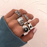 Statement Vintage Silver Spades Solitaire Knuckle Ring – Stylish Gifts — 7