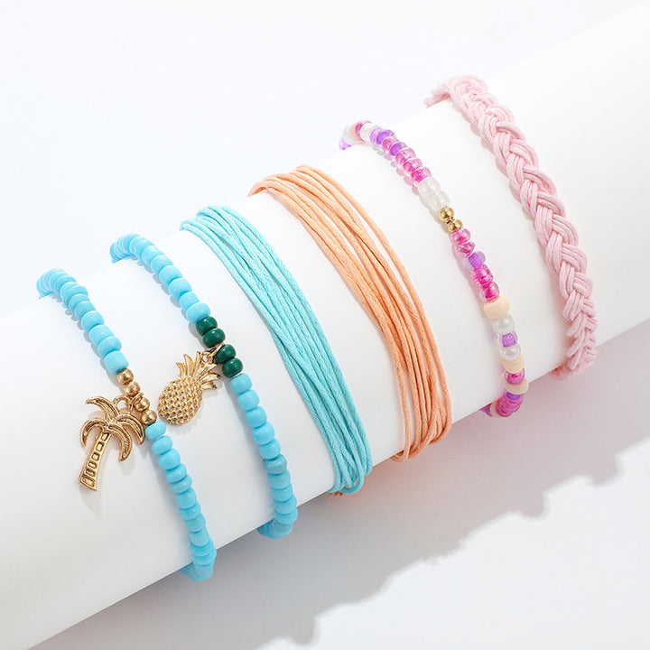 Fashion New Pineapple Combination Set Bracelet – Stylish Gifts — 1