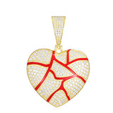 925 Silver Heart Shaped Zircon Pendant – Jewelry Gift Ideas — 3