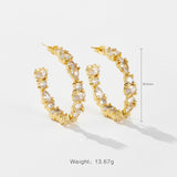 Fashion Zircon Simple Stud Earrings Women – Stylish Gifts — 5