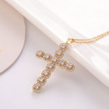Ins Style Jewelry High End Zircon Niche Cross – Jewelry Gift Ideas — 2
