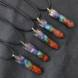 Multicolor Rainbow Crystal Hexagram Pendant – Jewelry Gift Ideas — 5