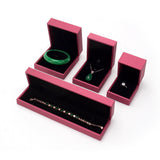 Brushed PU Bracelet Necklace Ring Jewelry Box – Jewelry Gift Ideas — 3