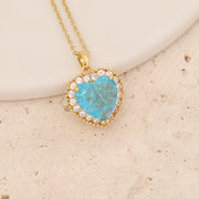Ice Flower Blue Love Pendant Personality – Jewelry Gift Ideas — 12