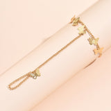 Handmade Sequin Chain Ring Link Bracelet – Jewelry Gift Ideas — 5