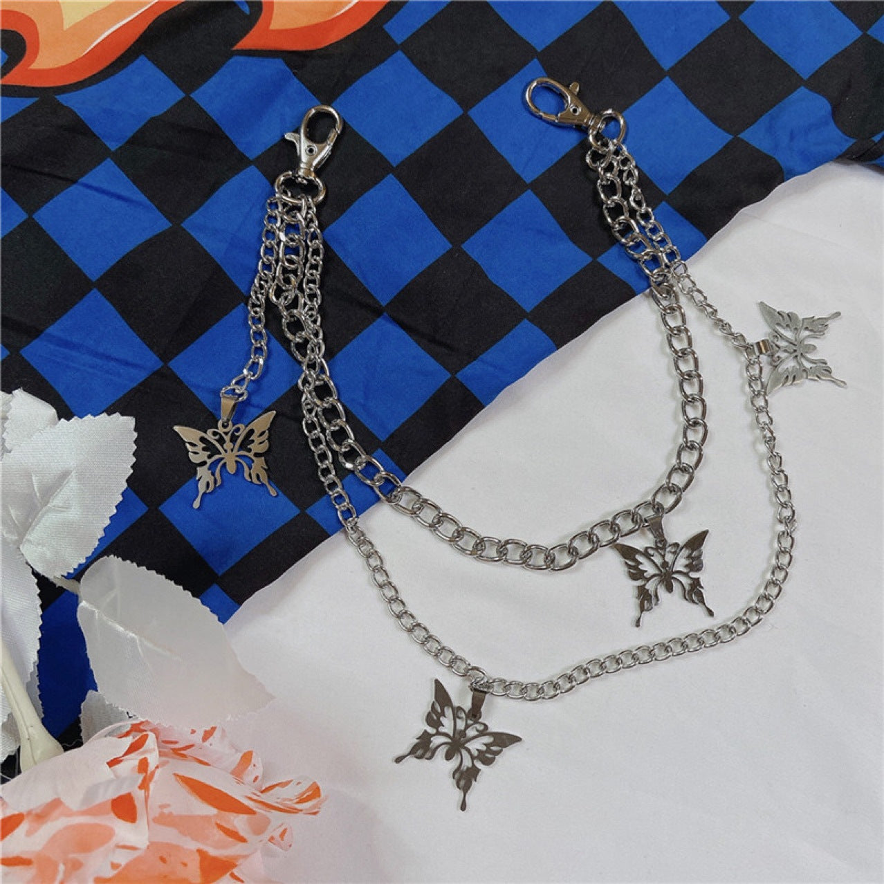 Lightning Butterfly Double Pants Chain Pendant – Jewelry Gift Ideas — 1