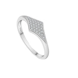 S925 Sterling Silver Micro Inlaid Zircon Classic Ring – Gift Ideas — 5