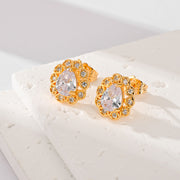 Fashion Multi-color Zircon Stud Earrings Female – Stylish Gifts — 2