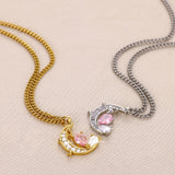 Moon And Star Pendant MOON DREAM Light Luxury – Jewelry Gift Ideas — 1
