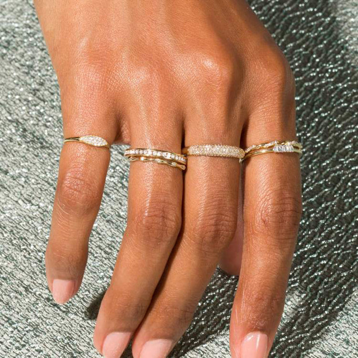 Women's Fashion Gold-plated Simple Thin Ring – Gifts for Her — 1