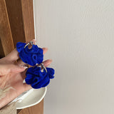 Klein Blue Flocked Crinkled Velvet Floral Petal – Surprise Gifts — 6